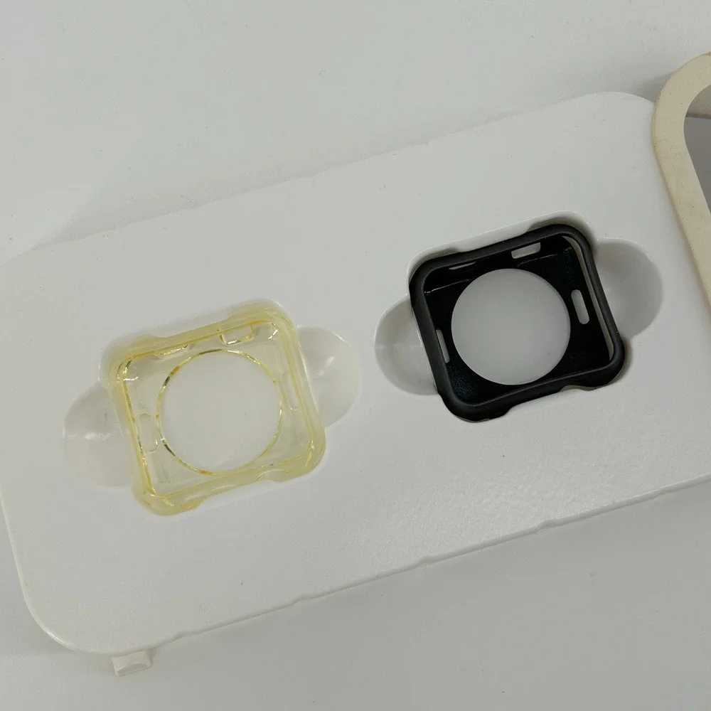 Modal Apple Watch 38mm 2-Pack Bumper Case Space Grey & Clear MD-AWBC382PK